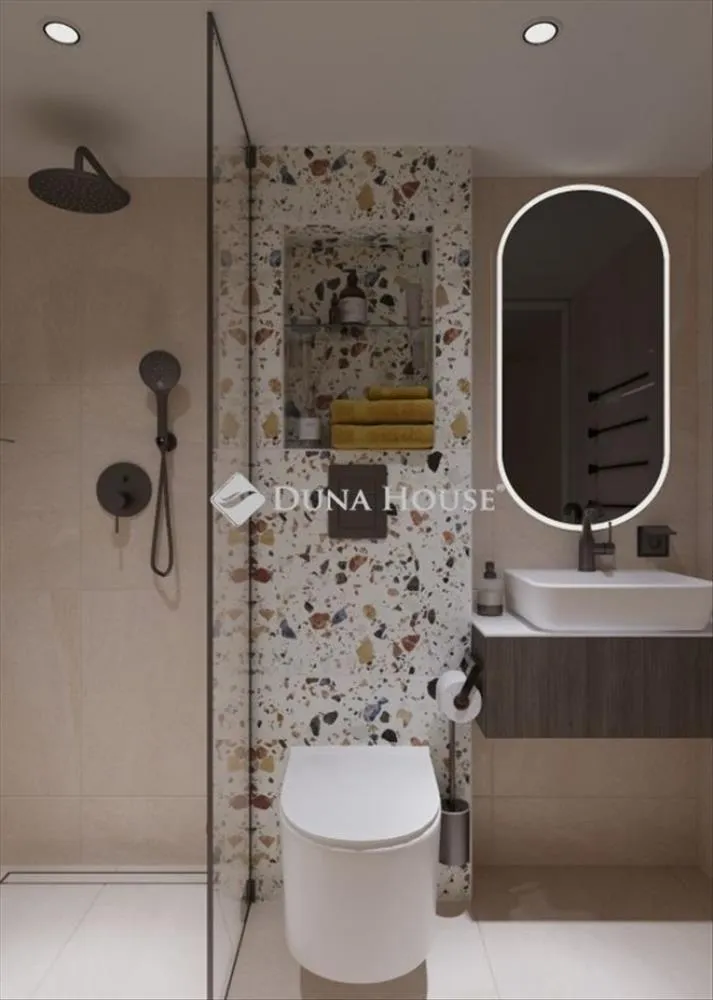 Bagni - Modernised Apartment with Balcony in Budapest XIII