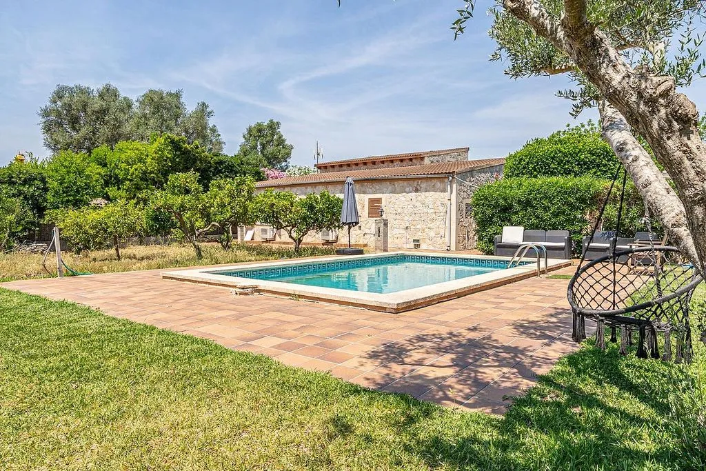 Piscina - Rustic Chalet with Pool in Inca Centre