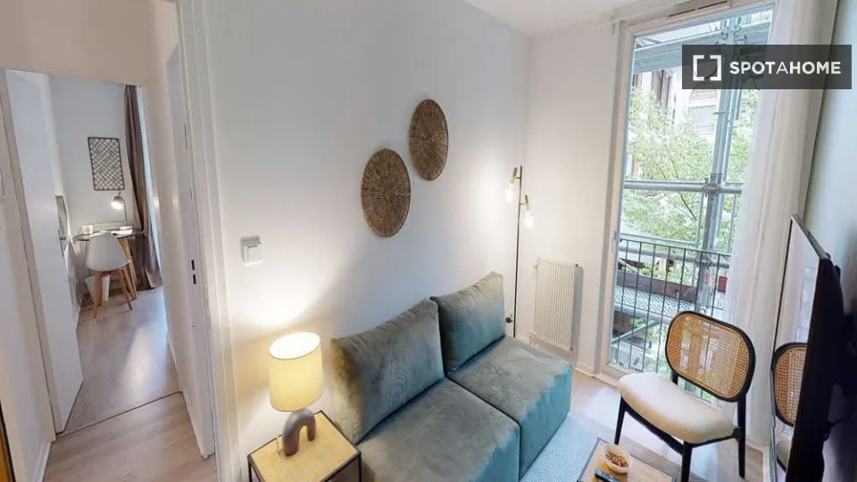 Séjour - Chambre en Colocation à Bibliothèque-Seine, Paris