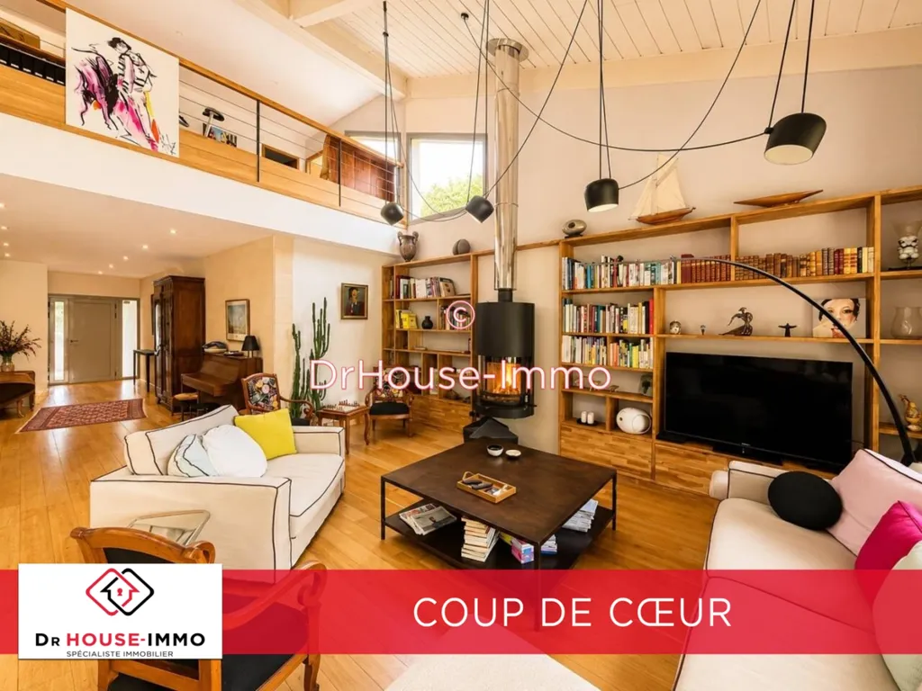 Séjour - Maison Contemporaine avec Piscine à Talence