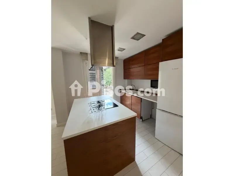 Köök - Apartment with Terrace in Paseo del Mercadal