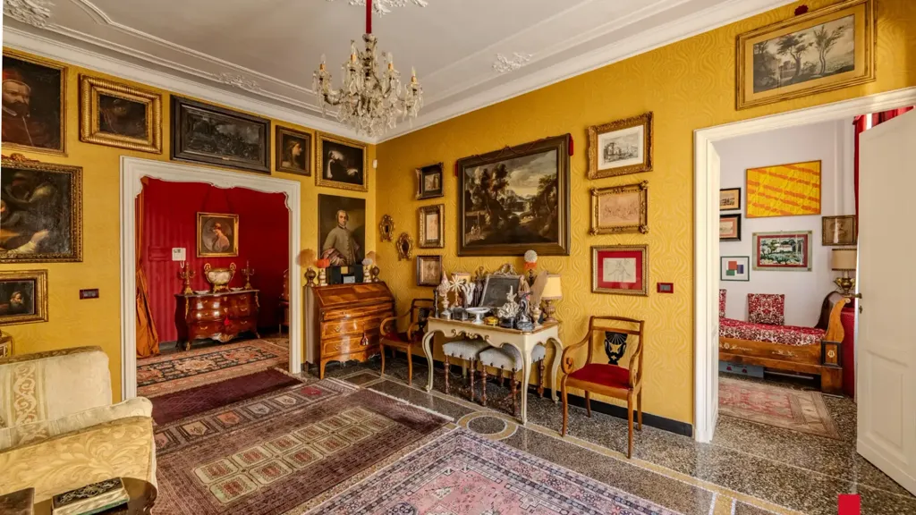 Séjour - Charming Apartment with City View in Genoa