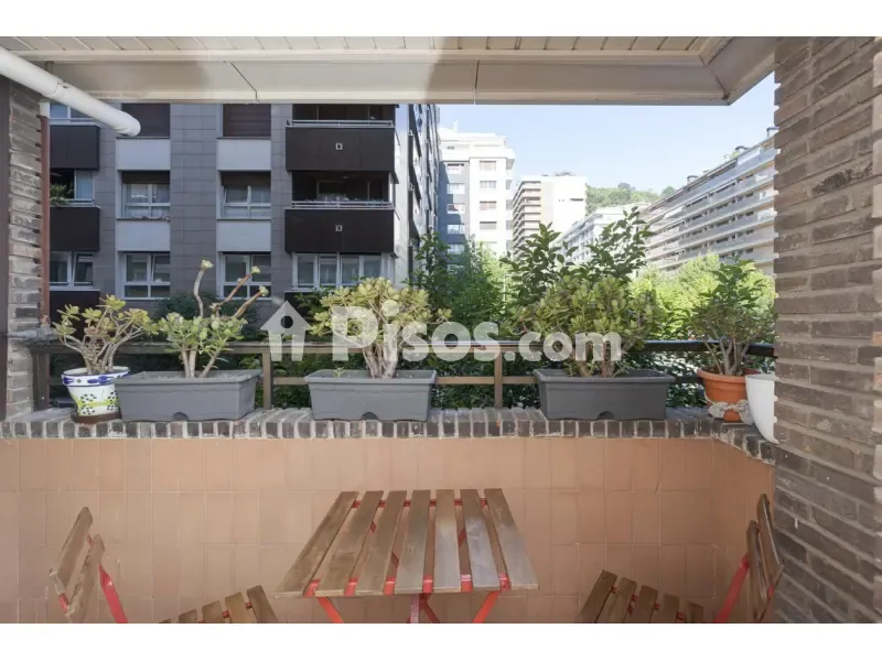 Balcon - Apartment with Balcony in Amara, Donostia