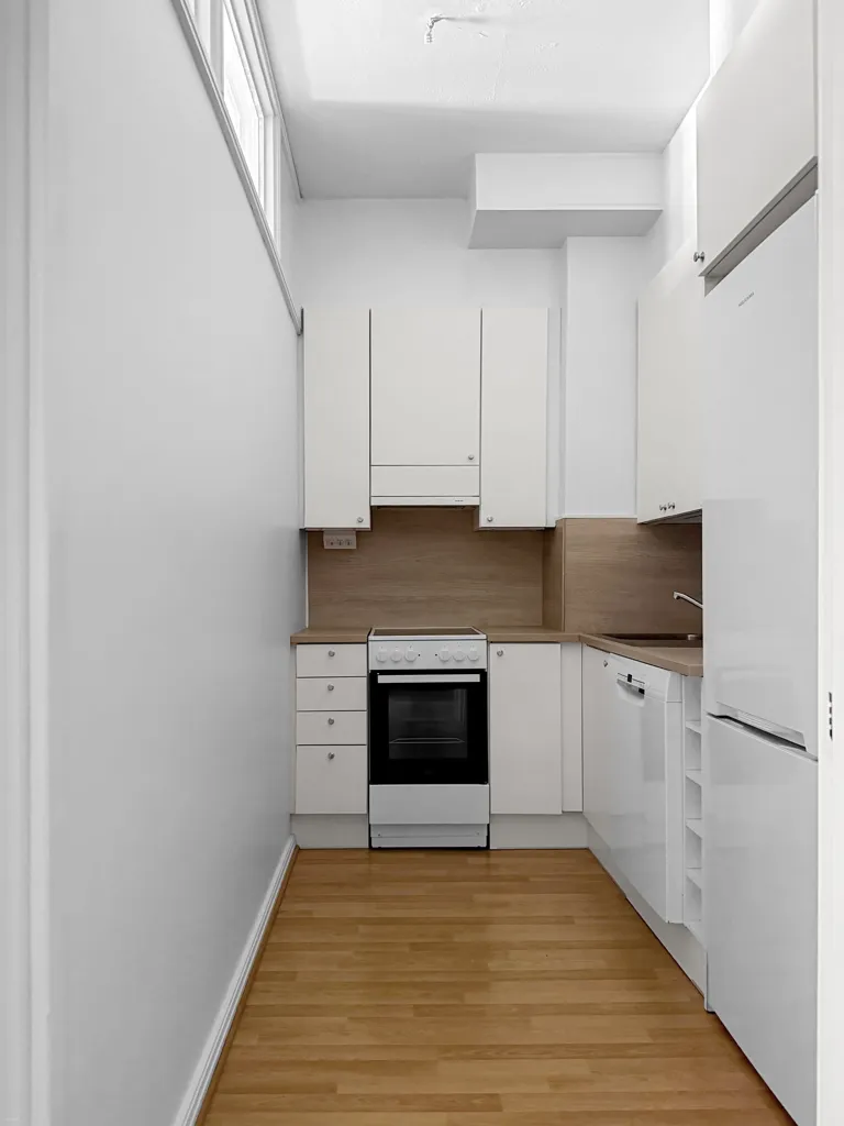 Cuisine - Bright Two-Bedroom Apartment with Sea View in Ullanlinna