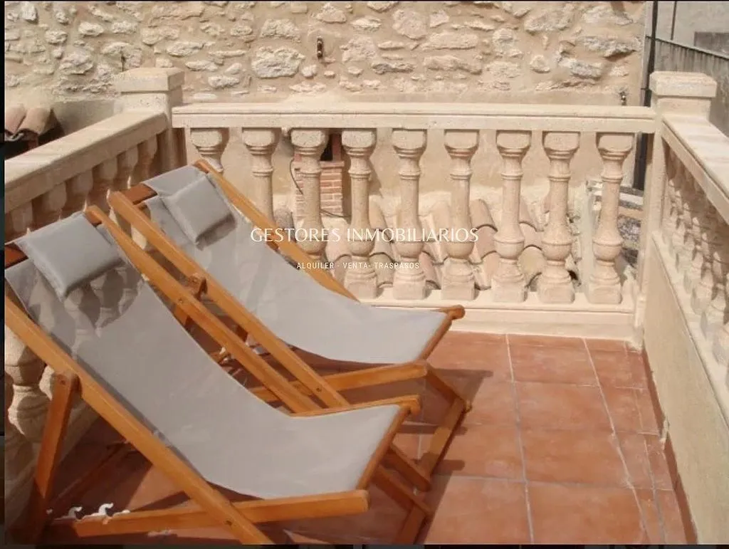Terrace - Rural House with Pool in Palomar