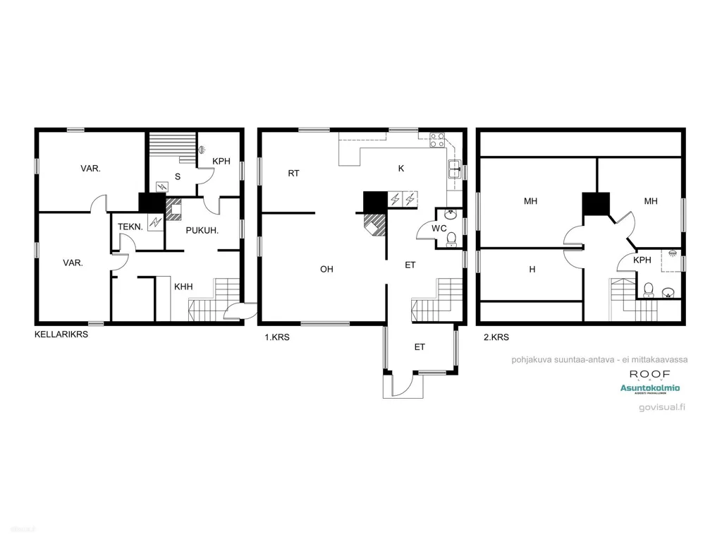 Plan - Traditional House with Sauna in Karjasilta