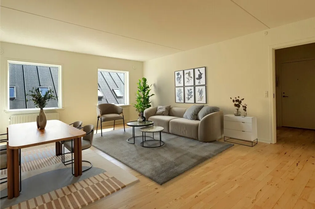 Elutuba - 3-Bedroom Flat with Terrace in Aalborg