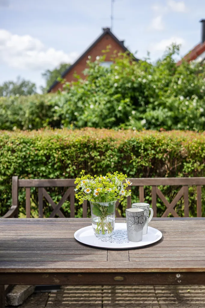 Terrass - Charming 1930s Cottage with Garden in Börringe