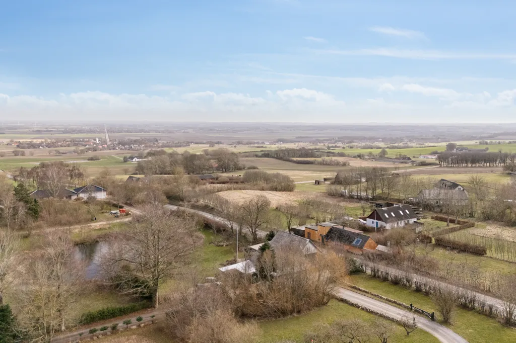 Õhuvaade - Charming Holiday Home with Sejerø View in Fårevejle