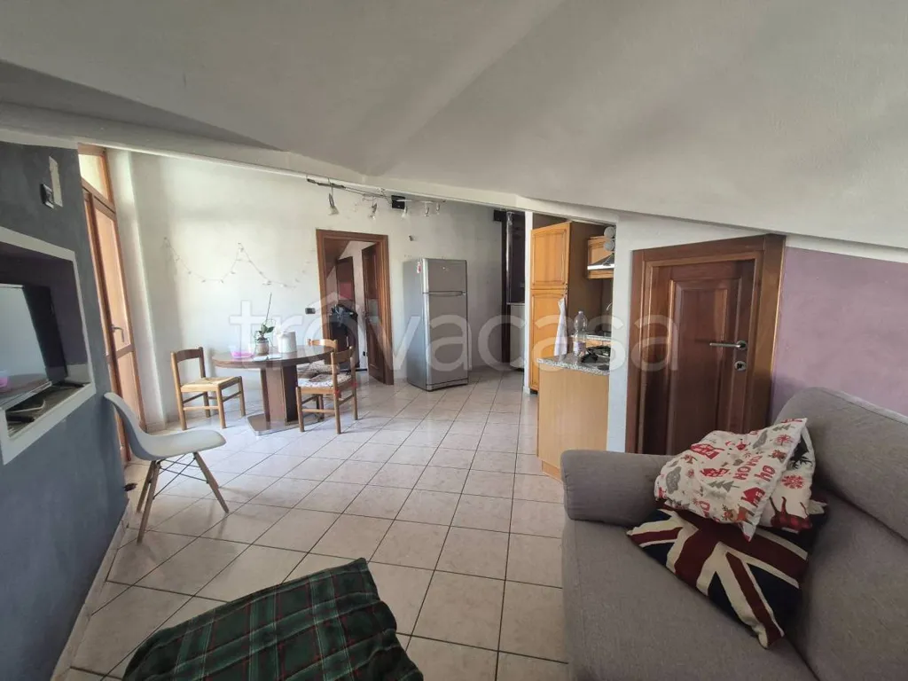 Séjour - Mansard Apartment with Balcony in Beinette