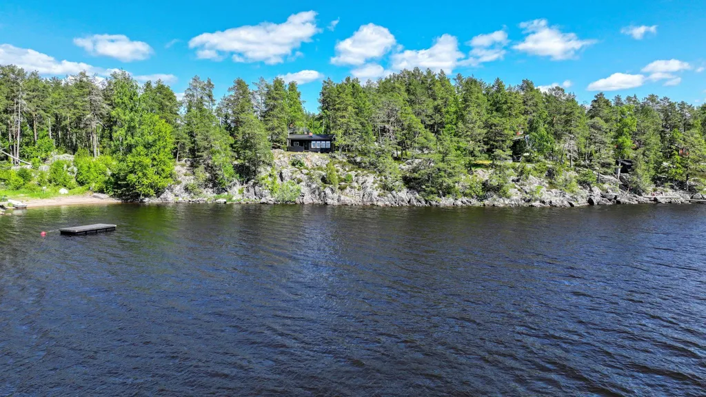 Vue aérienne - Cottage with River View in Tärnsjö