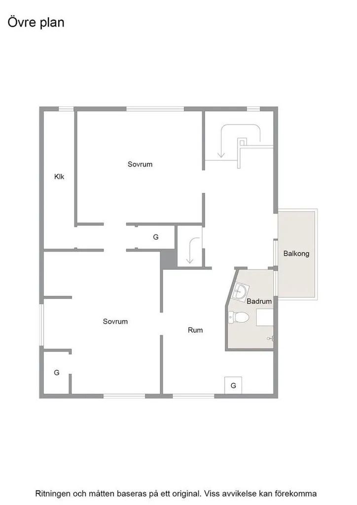 Plan - 1929 Villa with Development Potential in Östra Storgatan