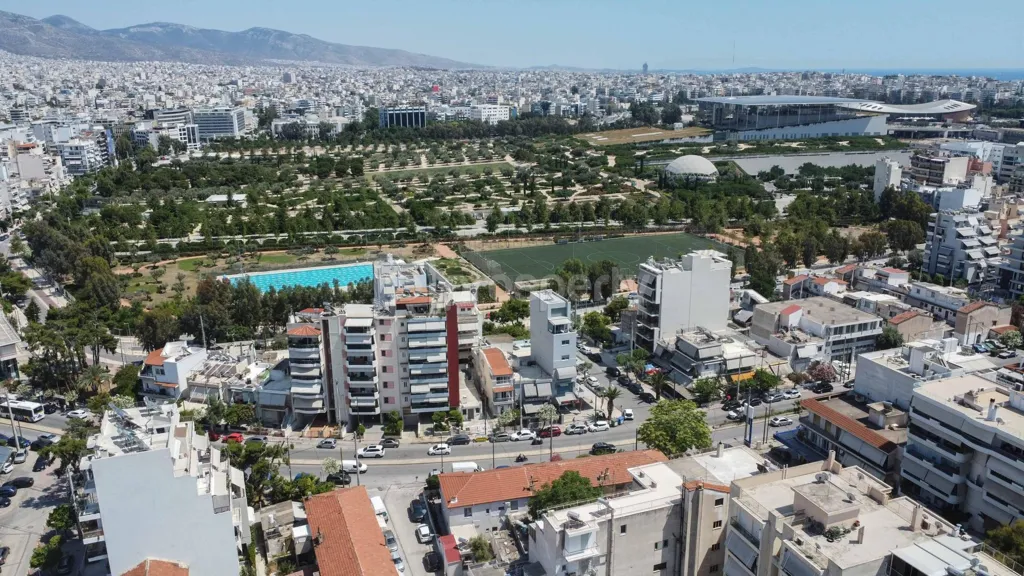Õhuvaade - Maisonette with Sea Views near SNFCC, Kalithea