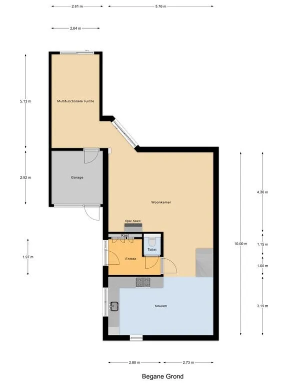 6-toaline maja asukohas Leiden