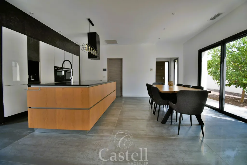 Cuisine - Villa Contemporaine avec Piscine au Grau d'Agde