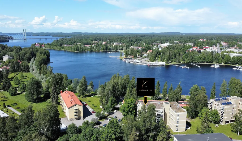 Õhuvaade - Flat with West View in Tähtiniemi, Heinola