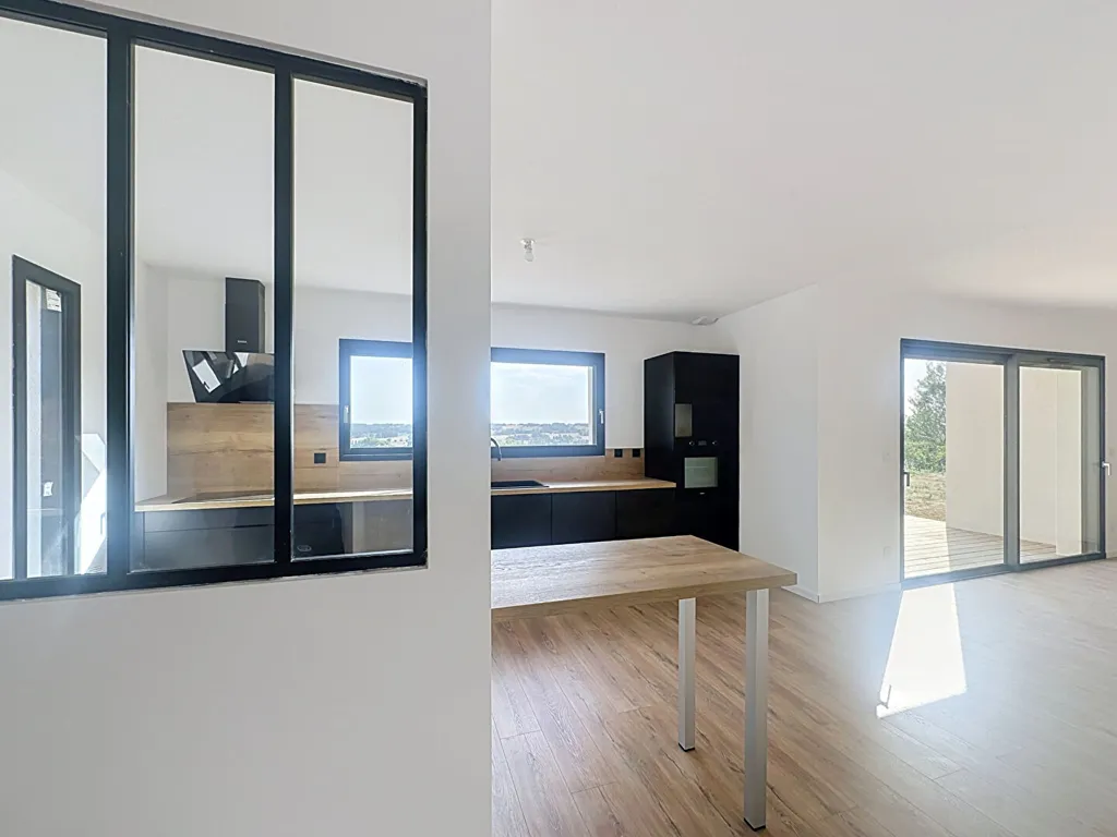 Köök - New Villa with Pyrenees View in Miramont d'Astarac
