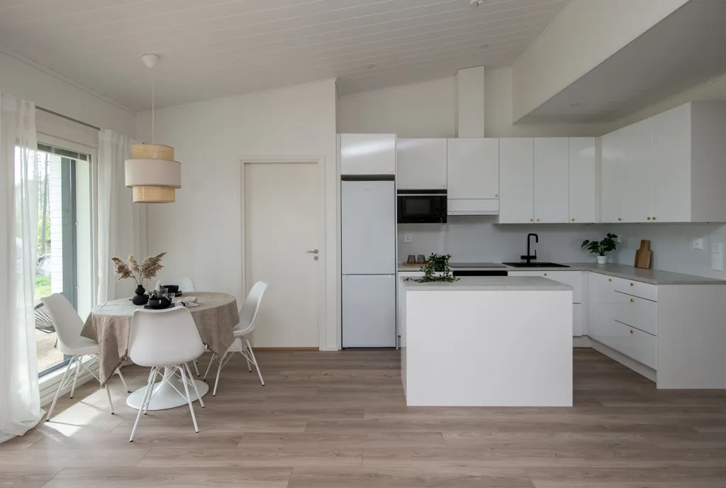 Cucina - Modern Apartment with Garden in Sundom, Vaasa