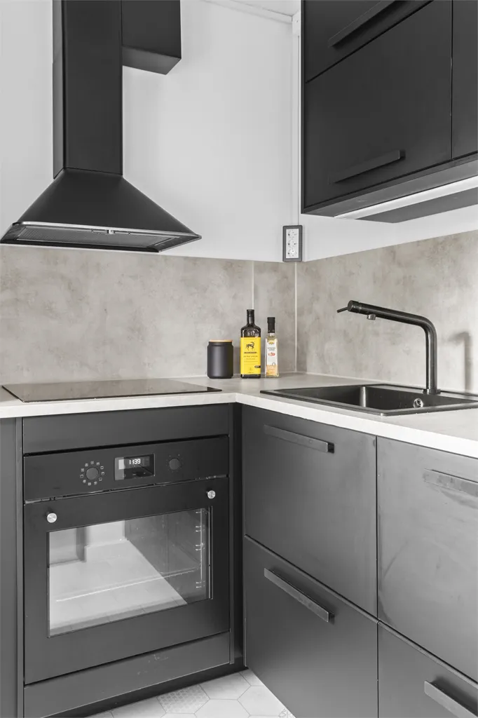 Cuisine - Renovated Studio Flat with Central Location in Falkenberg