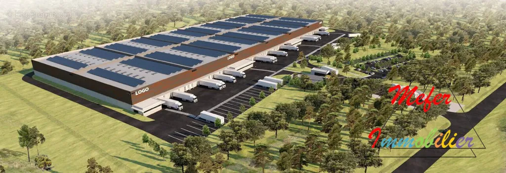 Planimetria - Logistics Platform with Tertiary Space in Castets