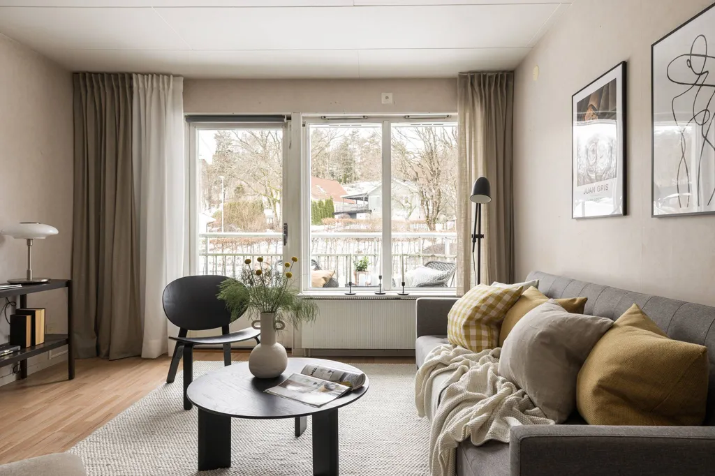 Soggiorno - Apartment with Upper Floor in Östra Porten