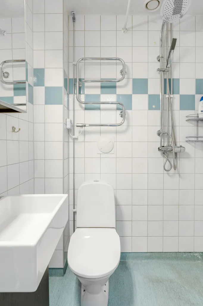 Salles de bain - 1-Bedroom Apartment with Balcony in Norrköping