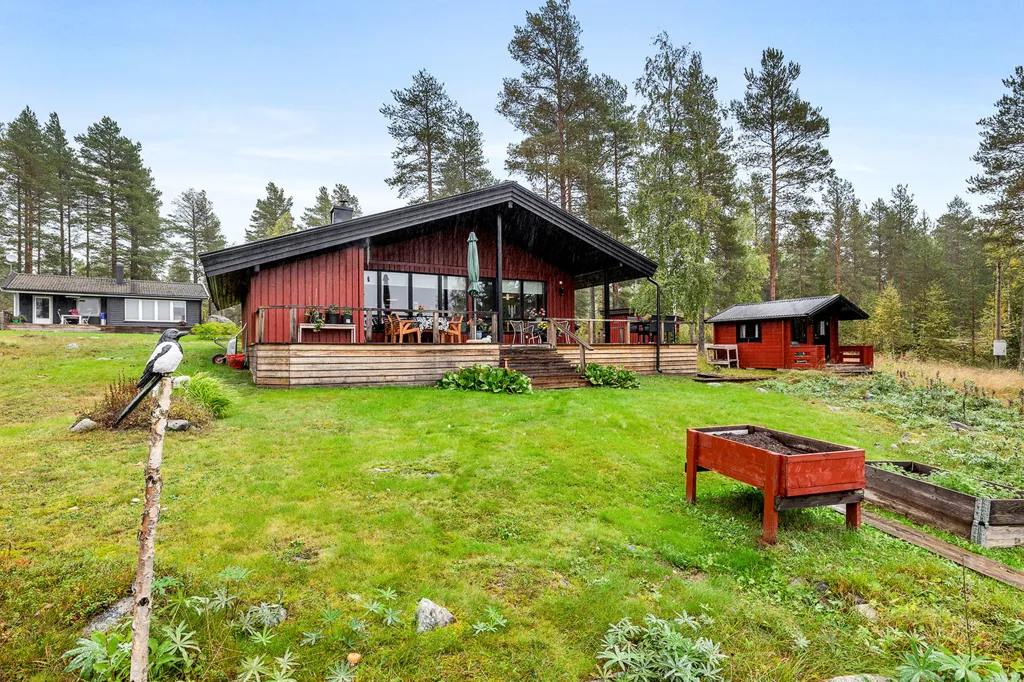 Exterior - Cottage with Fireplace in Råneå
