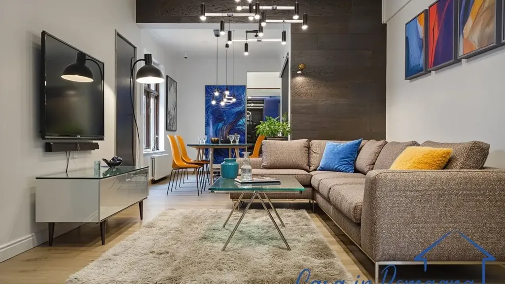 Séjour - Modern Apartment with Balcony in Bellaria-Igea Marina