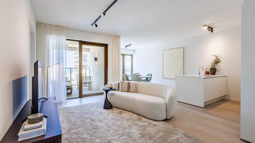 Séjour - Appartements Moderne avec Vue Mer à Ostende