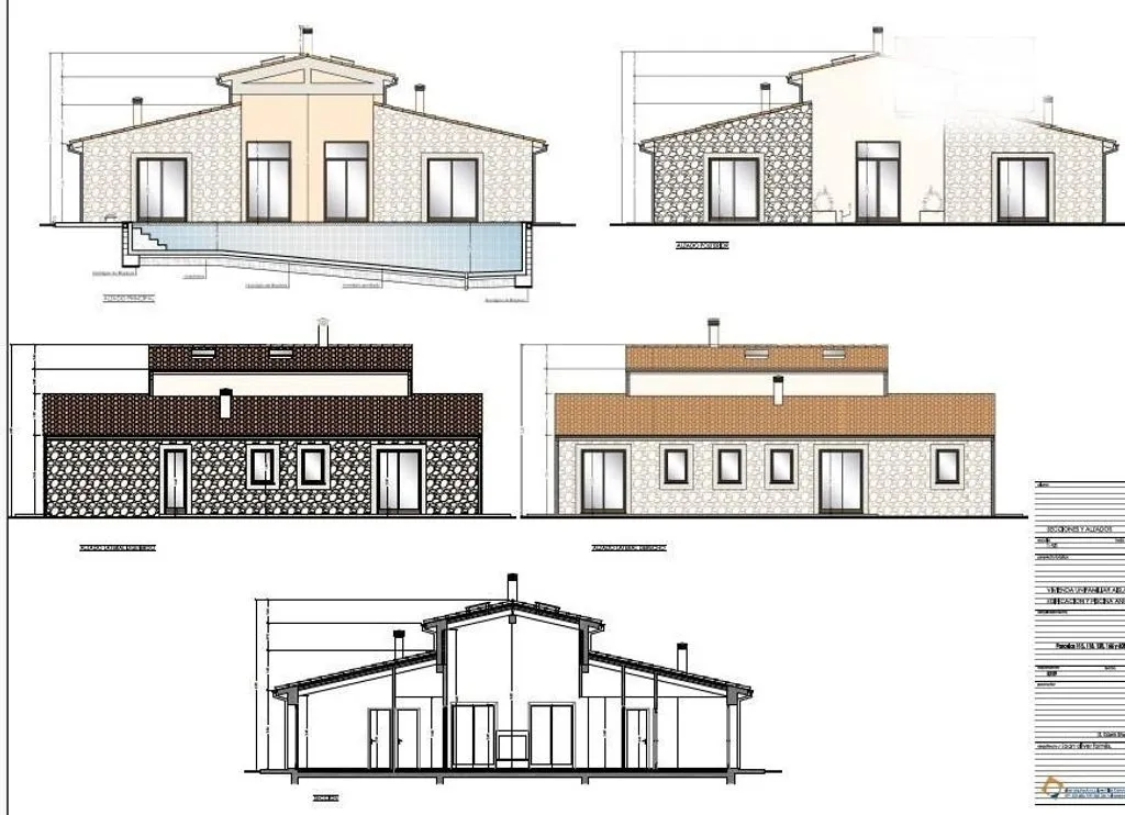 Rustic Plot with House Project in Muro