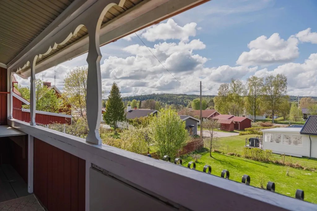 Balcon - Timmer Villa in Dalarna with Balcony
