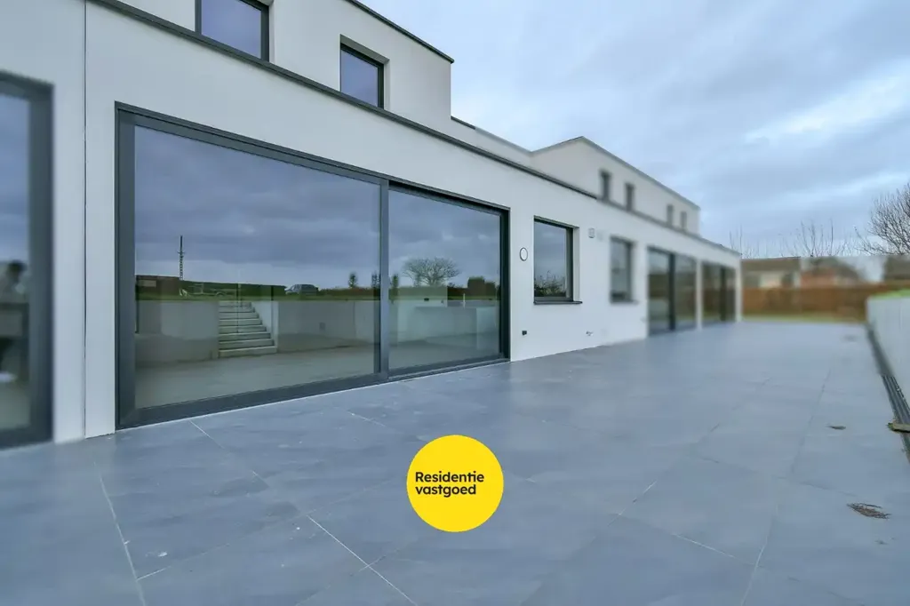 Terrasse - Maison neuve avec vue campagne à Kortemark