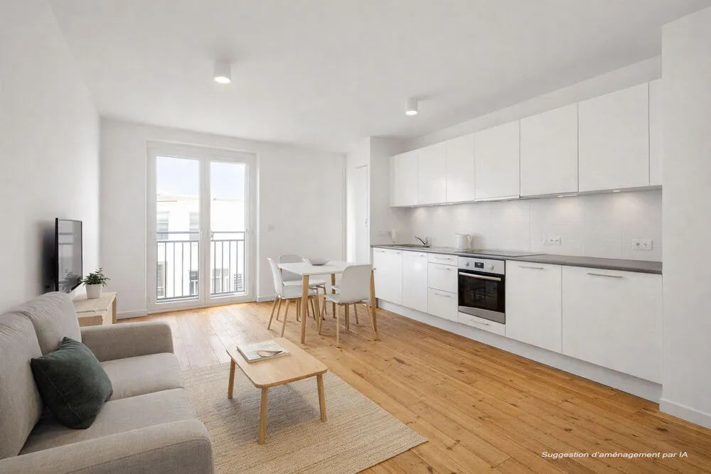 Séjour - Appartement investisseur Loi Denormandie à Cognac