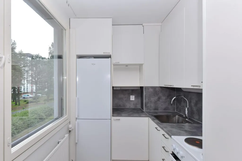 Cucina - Apartment with Garden in Soukka, Espoo