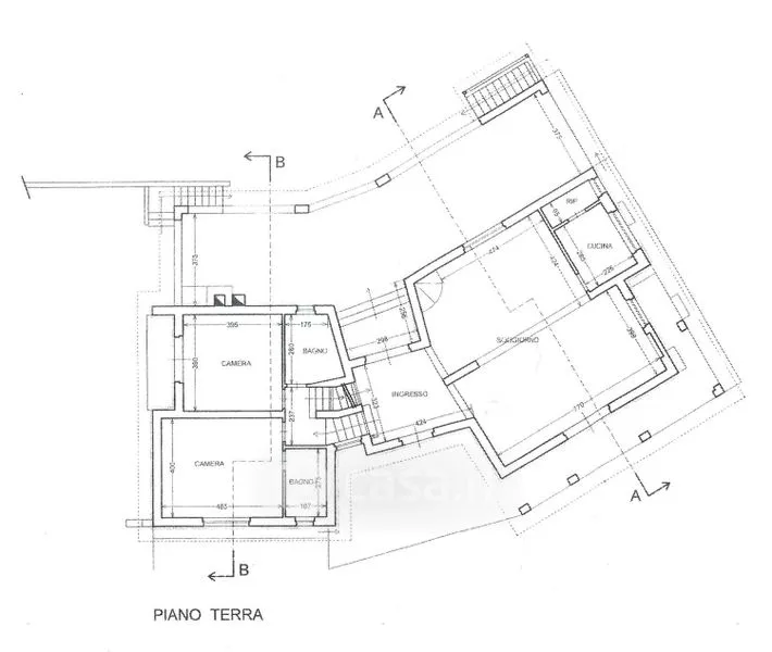 Planimetria - Villa with Pool in Lucca
