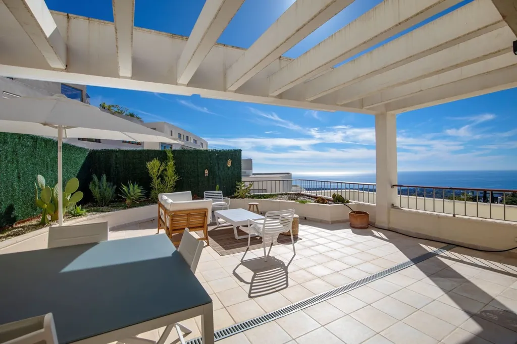 Terrass - Penthouse with Sea View in Marbella