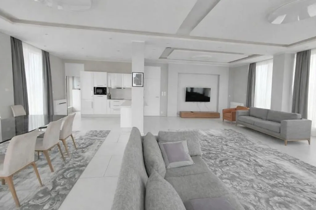 Séjour - Appartement Moderne avec Terrasse à Bruxelles