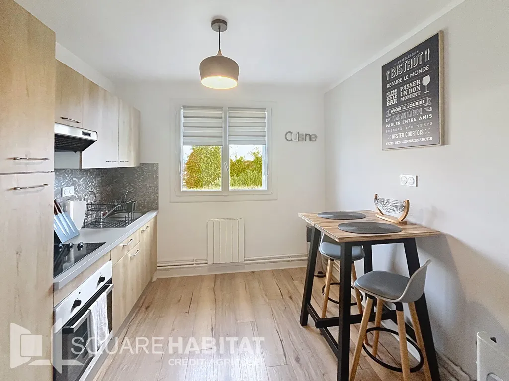 Cuisine - Appartement T2 au Dernier Étage à Saint-Brieuc