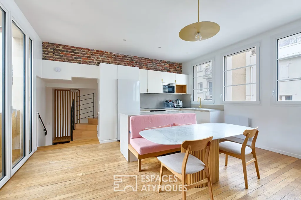 Salle à manger - Appartement 6 pièces à Paris 16ème