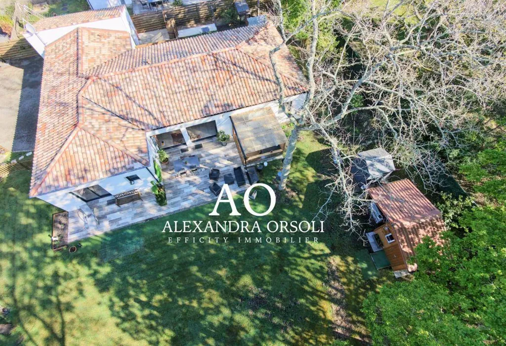 Vue aérienne - Maison avec Studio et Jardin à Soullans