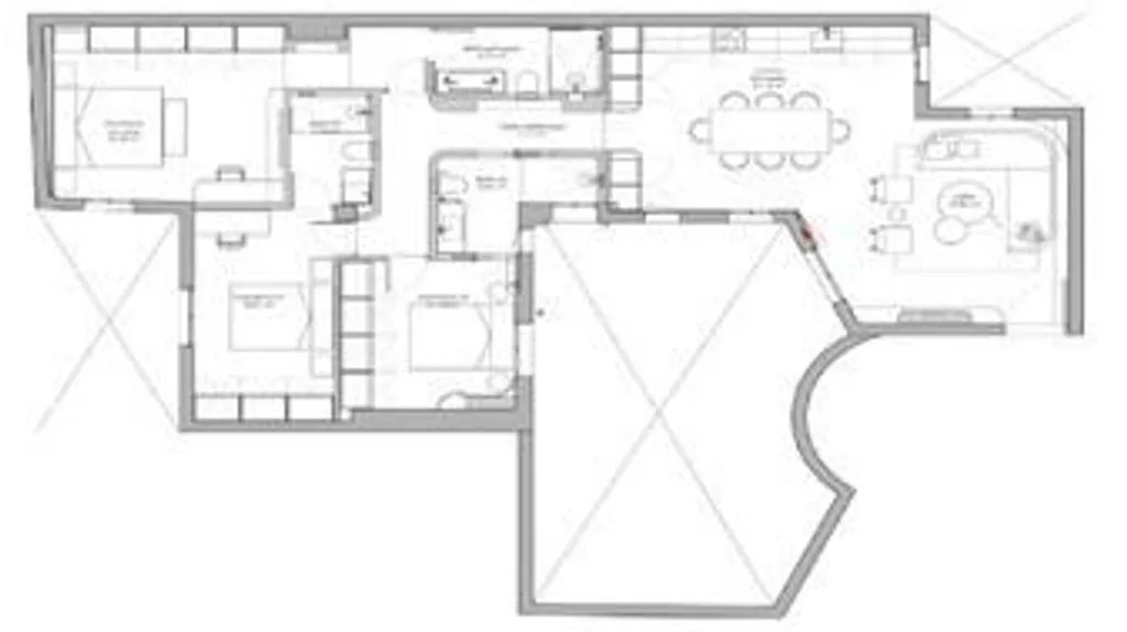 Plan - Luxury Flat with Classic Architecture in Los Jerónimos