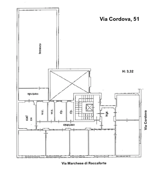 Plaan - Spacious Apartment with Terrace in Villabianca