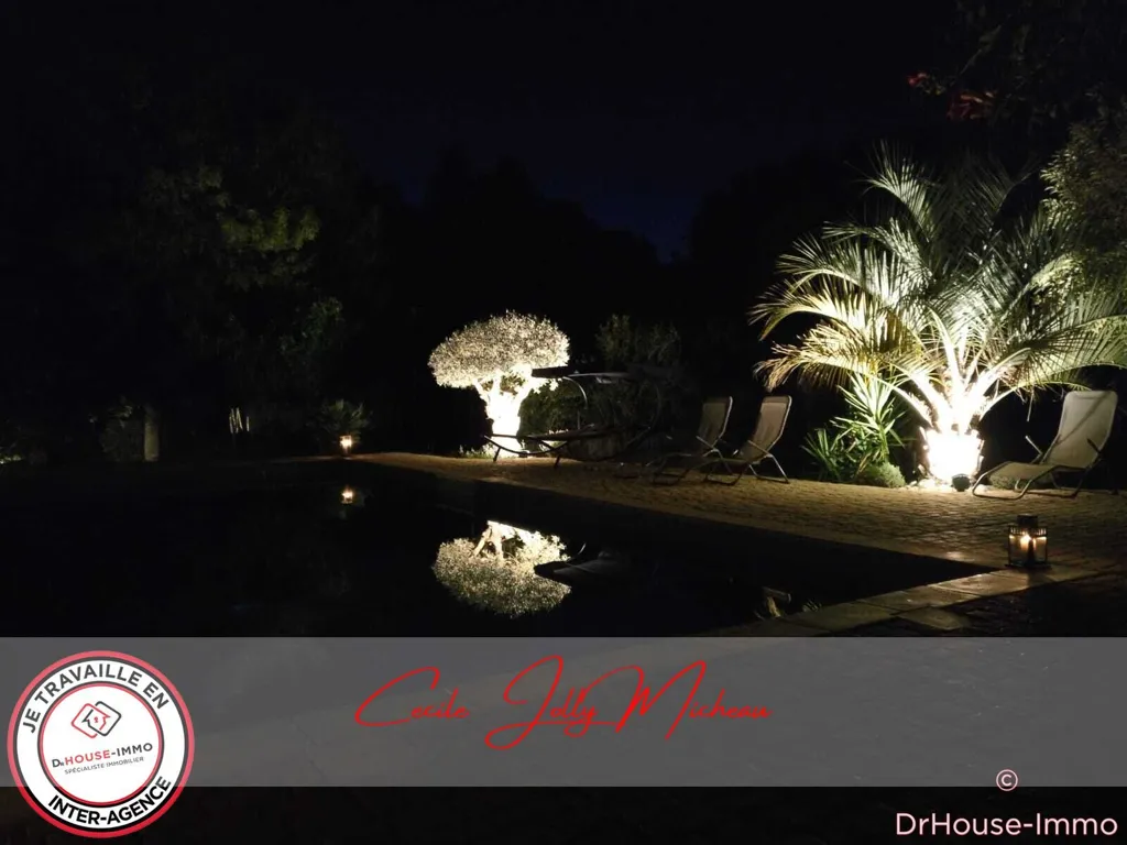 Jardin - Maison en Pierre avec Piscine à Saint-Savin