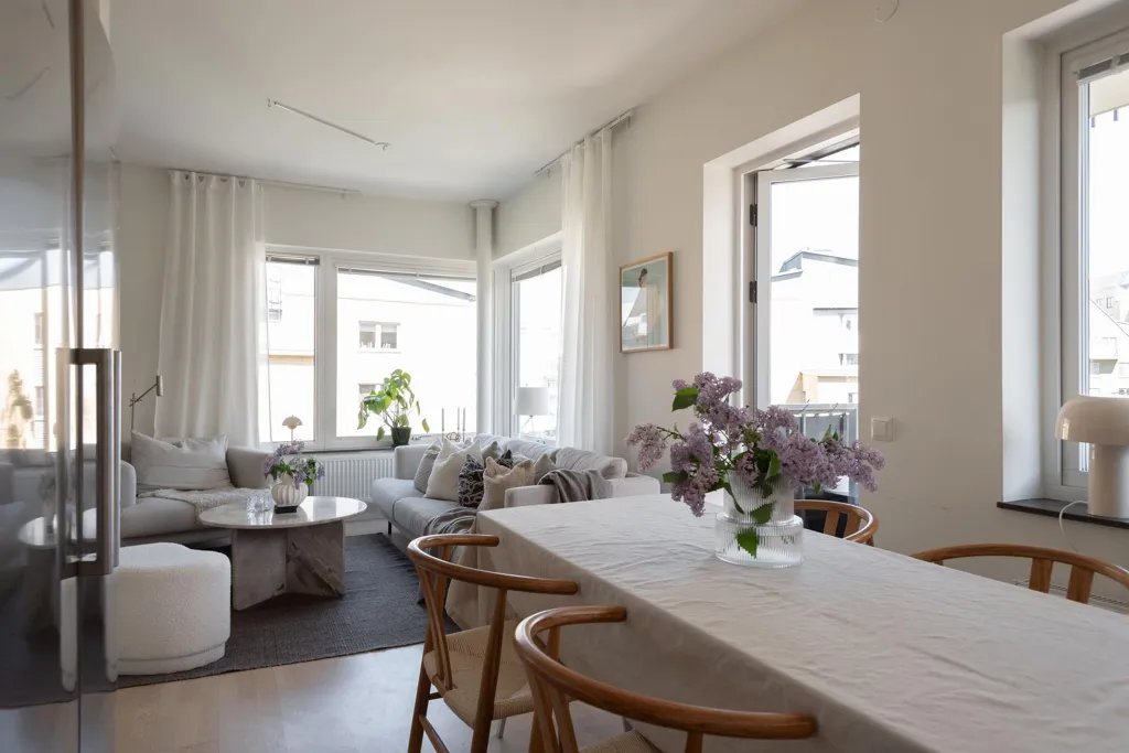 Salle à manger - Modern Flat with Large Balcony in Södra Ladugårdsängen