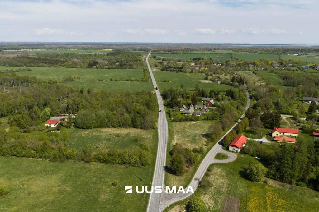 Aerial - Extensive Land with Renovation Potential in Sakla, Saaremaa