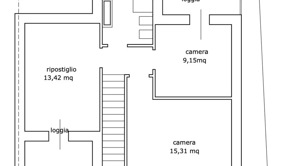 Plan - Modern Villa with South-Facing Terrace in Brugine