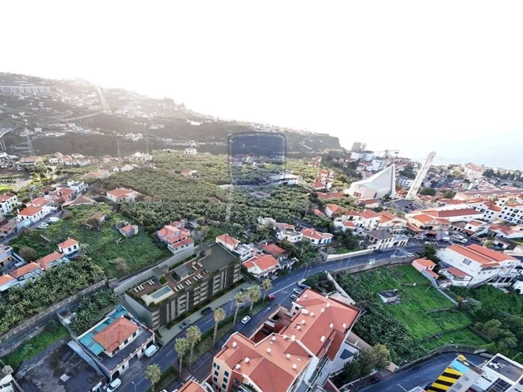 Vista aerea - Luxury Flat with Panoramic Pool in Câmara de Lobos