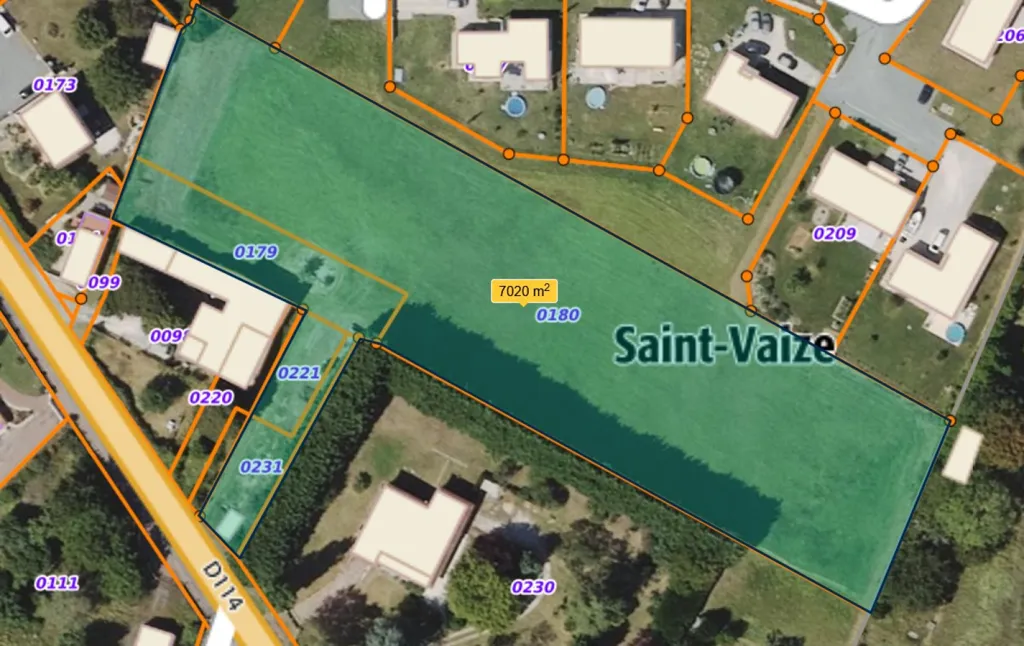Plaan - Constructible Plot in Saint-Vaize, Saintes