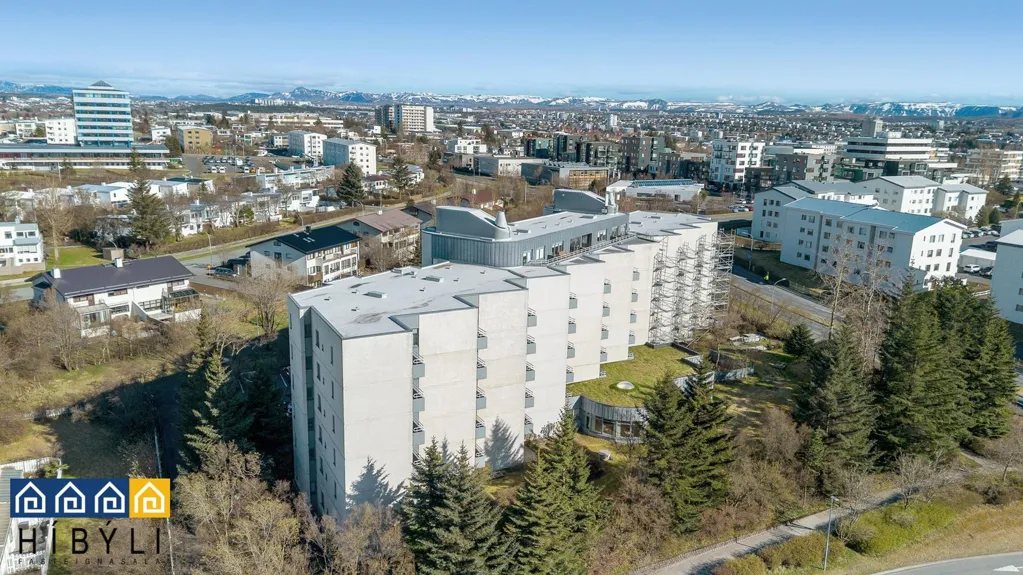 Õhuvaade - Two-Bedroom Apartment with Elevator in Reykjavik