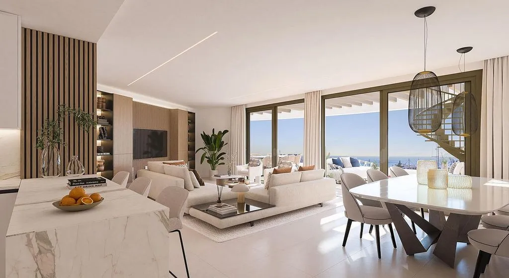 Salle à manger - Penthouse with Pool in Estepona